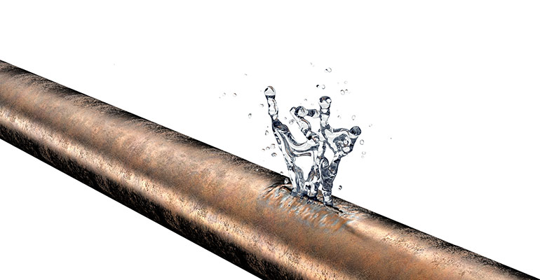 burst pipe and leak repair